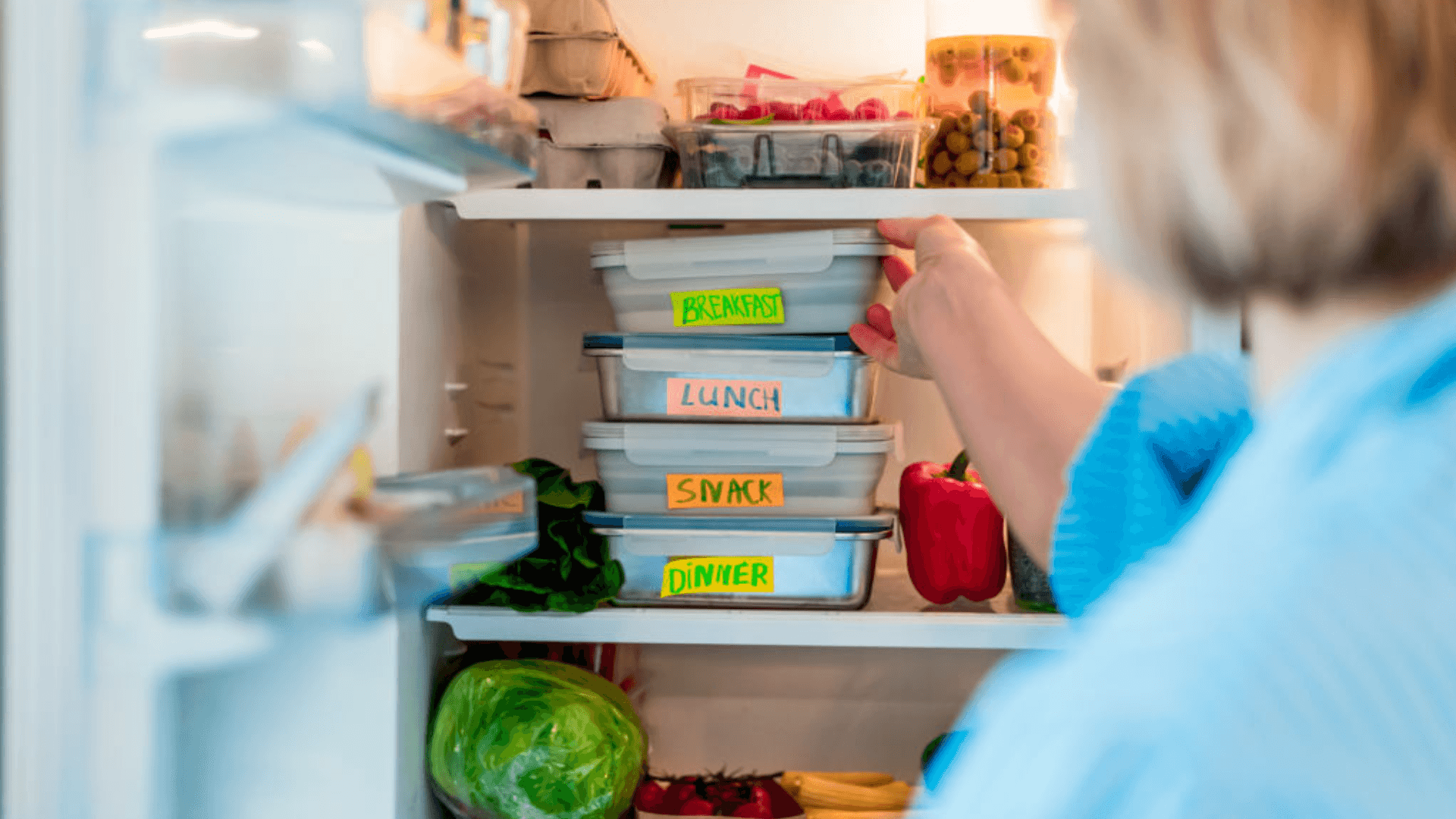 What does your meal prep look like during a busy week?