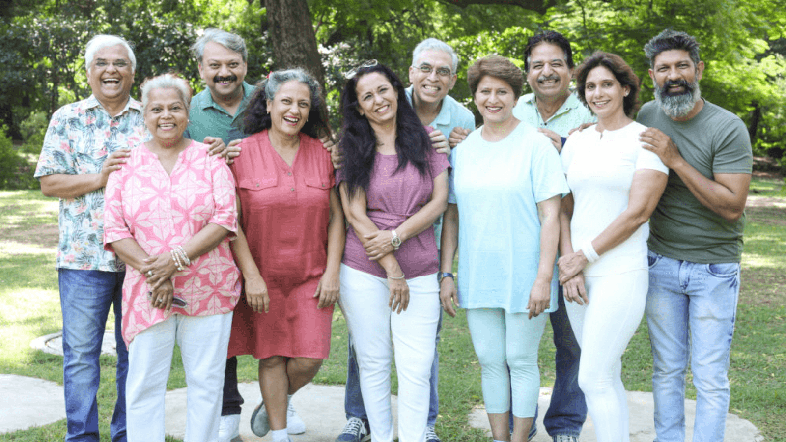 group picture of people smiling